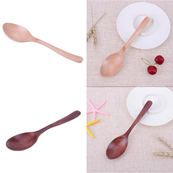 Wooden Spoon Bamboo Kitchen Cooking Utensil Tool Soup Teaspoon Catering Hot Sale Top For Kicthen